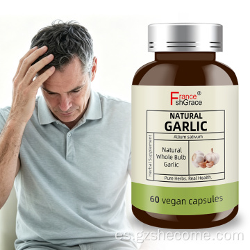 Shecome Cápsulas de Ajo Salud del Corazón Apoyo Inmunológico